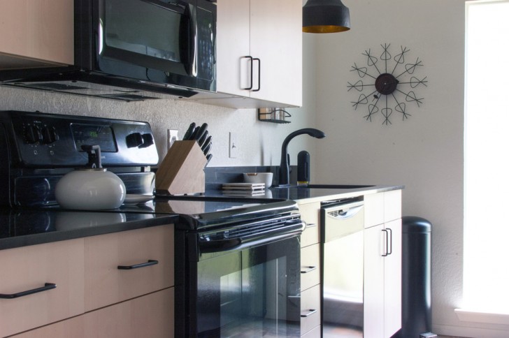 Kitchen , Stunning  Midcentury Kitchen Ikea Cabinets Picture Ideas : Fabulous  Midcentury Kitchen Ikea Cabinets Image