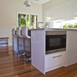 Kitchen , Beautiful  Midcentury Black Microwave Carts Photo Ideas : Fabulous  Modern Black Microwave Carts Inspiration