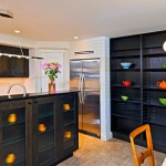 Kitchen , Cool  Contemporary Kitchen Display Shelves Inspiration : Gorgeous  Contemporary Kitchen Display Shelves Image Ideas