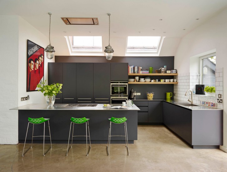 Kitchen , Lovely  Modern Kitchen Utility Stools Photo Ideas : Gorgeous  Contemporary Kitchen Utility Stools Image Ideas