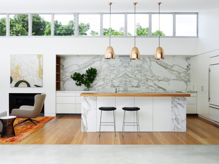 Kitchen , Stunning  Traditional White Kitchen Island with Natural Top Photo Inspirations : Gorgeous  Contemporary White Kitchen Island With Natural Top Image