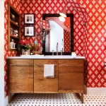 Bathroom , Charming  Eclectic Small Wall Mounted Bathroom Sinks Image : Gorgeous  Eclectic Small Wall Mounted Bathroom Sinks Ideas