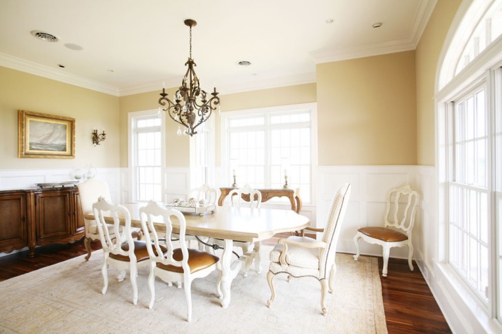 Dining Room , Beautiful  Transitional White Dining Room Tables and Chairs Image Inspiration : Gorgeous  Traditional White Dining Room Tables And Chairs Ideas