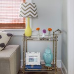 Home Bar , Cool  Contemporary Brass Bar Carts Picture : Gorgeous  Transitional Brass Bar Carts Image