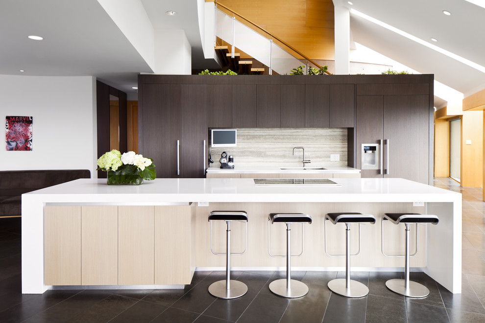 990x660px Lovely  Contemporary Kitchen Counter Cabinets Photo Inspirations Picture in Kitchen