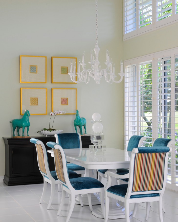 Dining Room , Beautiful  Transitional White Dining Room Tables and Chairs Image Inspiration : Lovely  Contemporary White Dining Room Tables And Chairs Picture