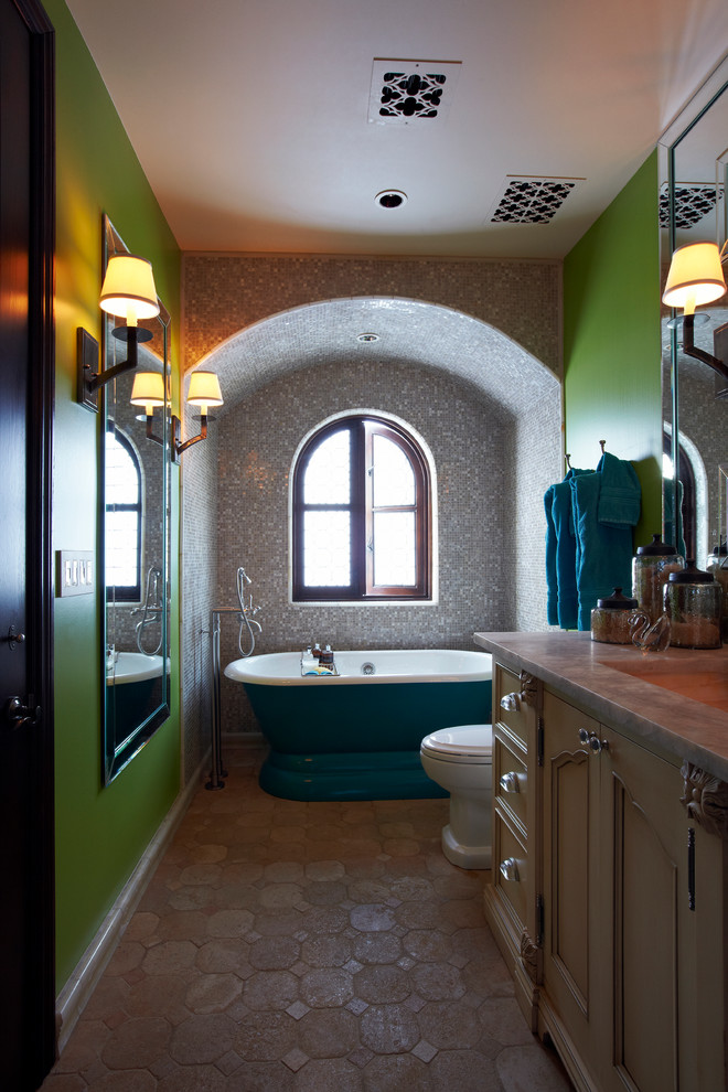 Bathroom , Lovely  Mediterranean Countertop Reglazing Ideas : Lovely  Mediterranean Countertop Reglazing Ideas