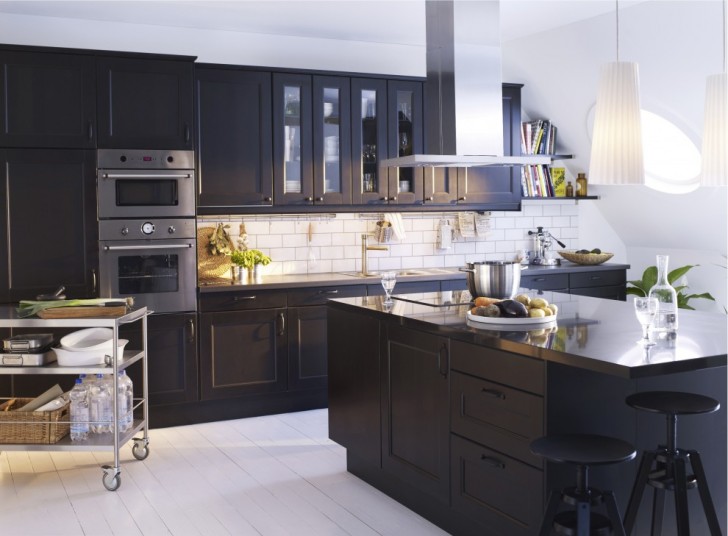 Kitchen , Fabulous  Eclectic Ikea Kitchen Styles Inspiration : Lovely  Modern Ikea Kitchen Styles Ideas