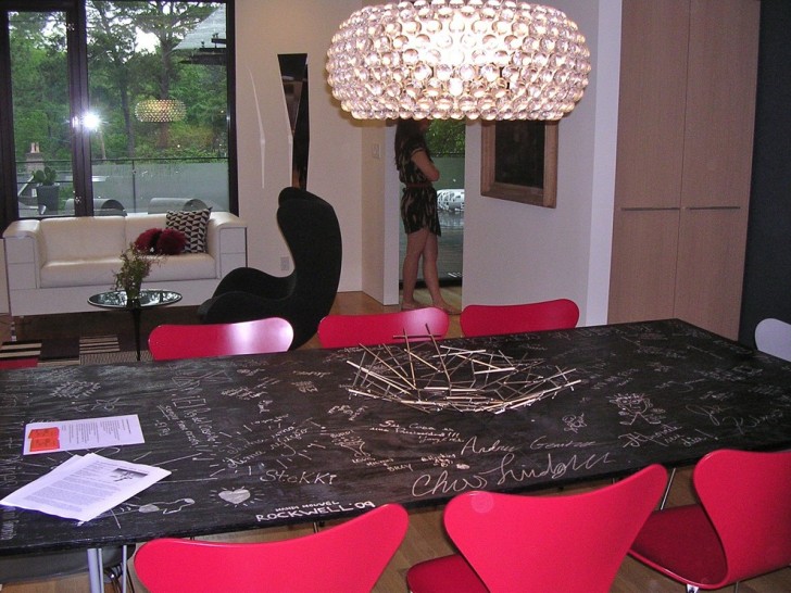 Living Room , Lovely  Eclectic Stylish Dining Room Tables Image Inspiration : Lovely  Modern Stylish Dining Room Tables Photos