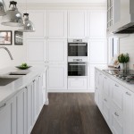Kitchen , Wonderful  Contemporary White Kitchen Storage Inspiration : Lovely  Victorian White Kitchen Storage Image Ideas