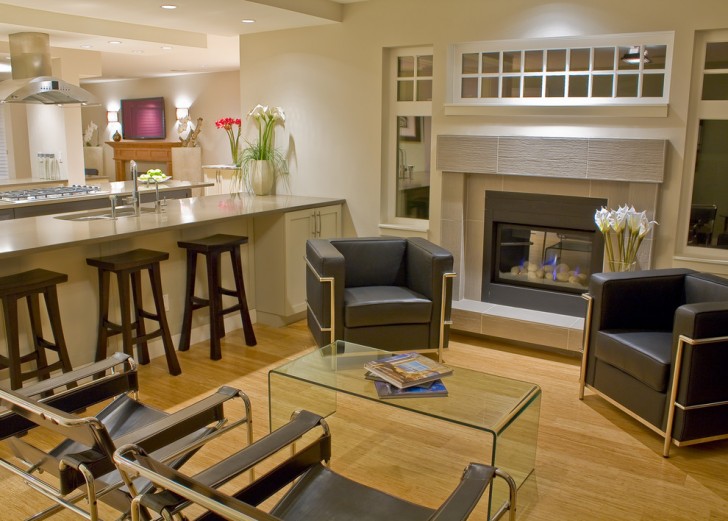Living Room , Nice  Traditional Fireplace Surround Design Inspiration : Nice  Contemporary Fireplace Surround Design Ideas