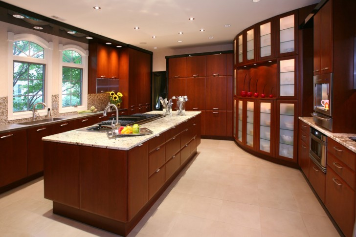 Kitchen , Beautiful  Contemporary Kitch Cabinets Image : Stunning  Contemporary Kitch Cabinets Photo Ideas