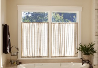 674x990px Traditional Curtains For The Bathroom Window Picture in Bathroom