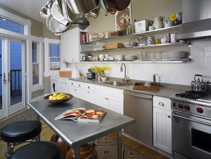 Kitchen , Wonderful  Contemporary Small Island for Kitchen Photos : Wonderful  Eclectic Small Island For Kitchen Inspiration