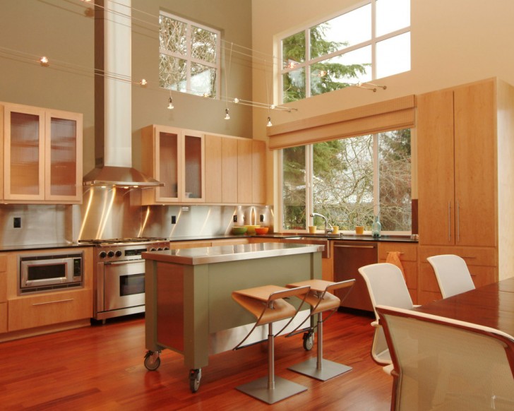 Kitchen , Fabulous  Contemporary Kitchen Islands Movable Image Inspiration : Wonderful  Modern Kitchen Islands Movable Ideas
