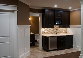 990x686px Charming  Traditional Kitchenette Cabinets Image Ideas Picture in Basement