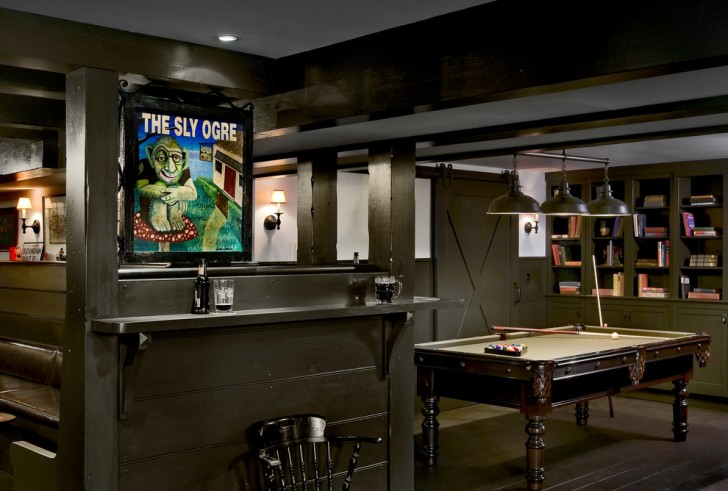 Basement , Beautiful  Traditional Pub Kitchen Sets Photo Inspirations : Wonderful  Traditional Pub Kitchen Sets Ideas