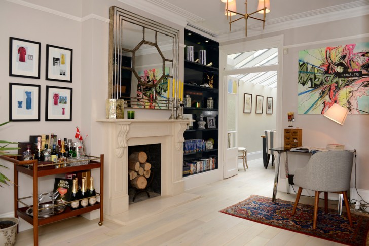 Dining Room , Gorgeous  Eclectic Kitchen Cart Bar Inspiration : Wonderful  Victorian Kitchen Cart Bar Inspiration